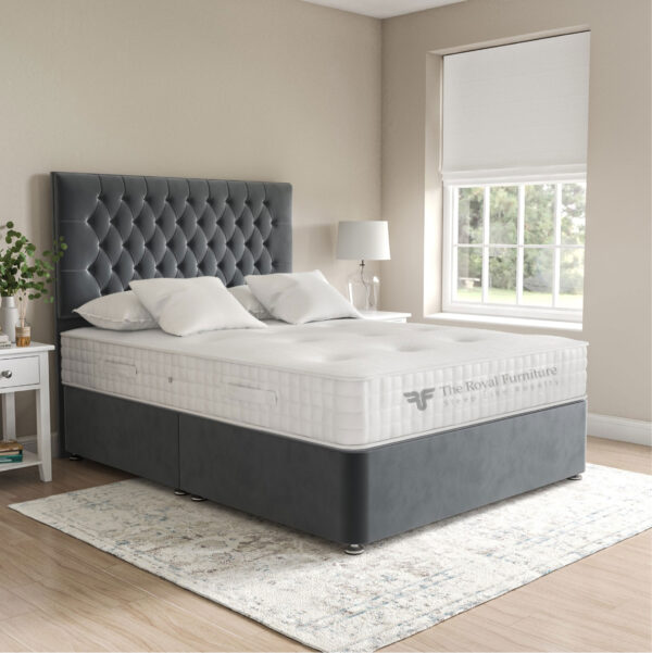 vertical panel headboard divan bed (copy)