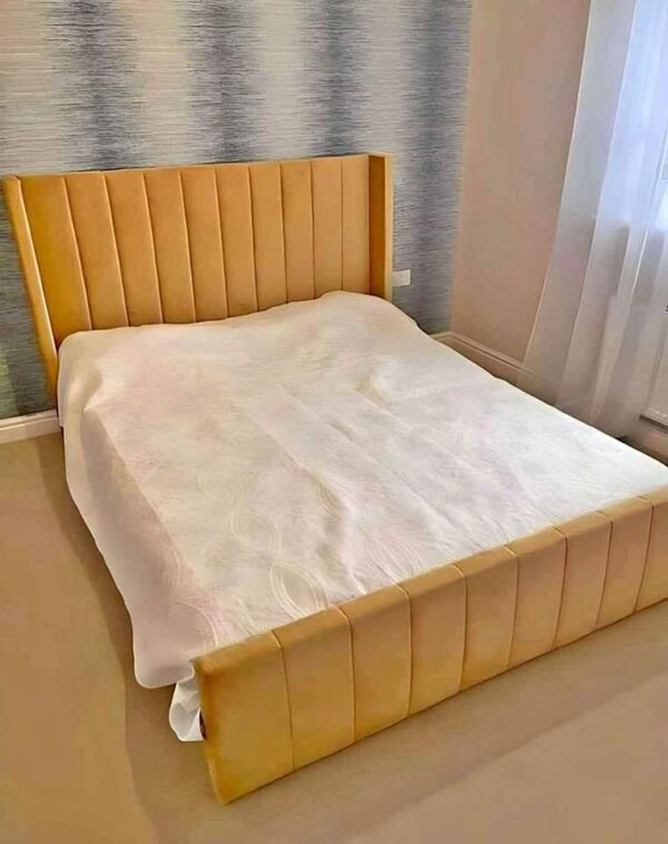 luxury panel line bed frame