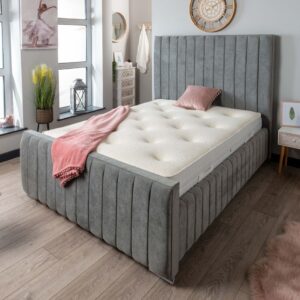 luxury panel line bed frame