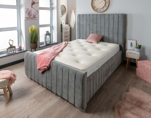 luxury panel line bed frame