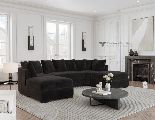 luxury u shaped sofa